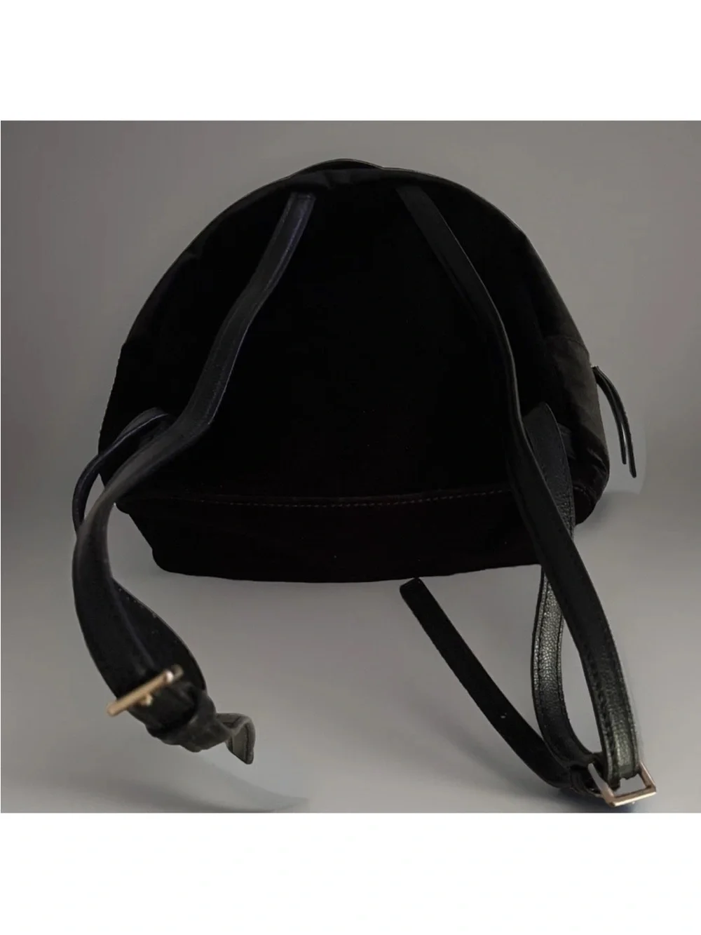 kate spade Black Velvet  Mini Backpack with Gold Zippers